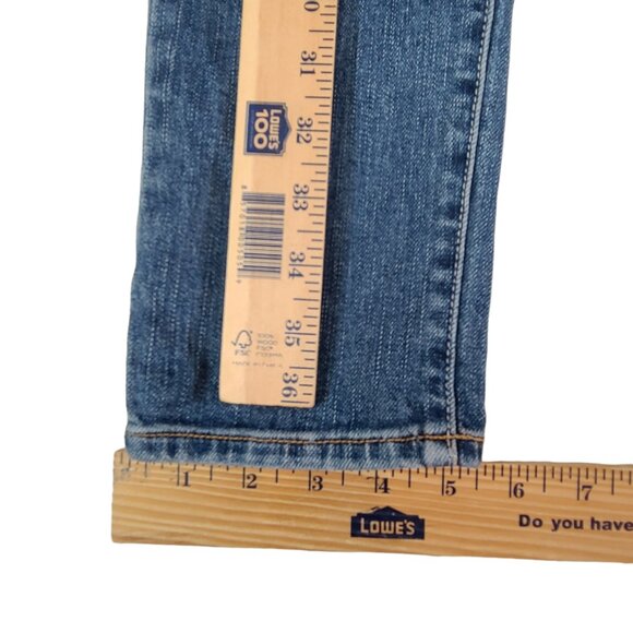 American Eagle Jeans Women 2 28x31 Stretch Skinny Low Rise Denim Medium Wash - Picture 13 of 13